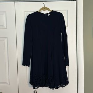 Navy blue zip up dress. Women’s size XL. Never worn.
